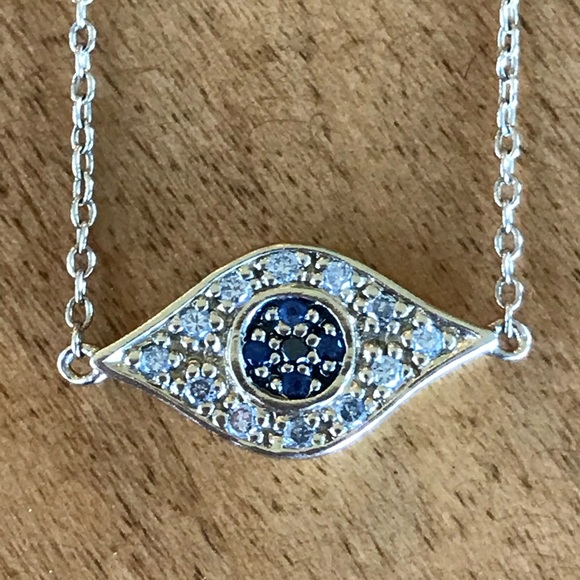 Sydney Evan Jewelry - Sydney Evan Small Gold & Diamond Evil Eye Bracelet